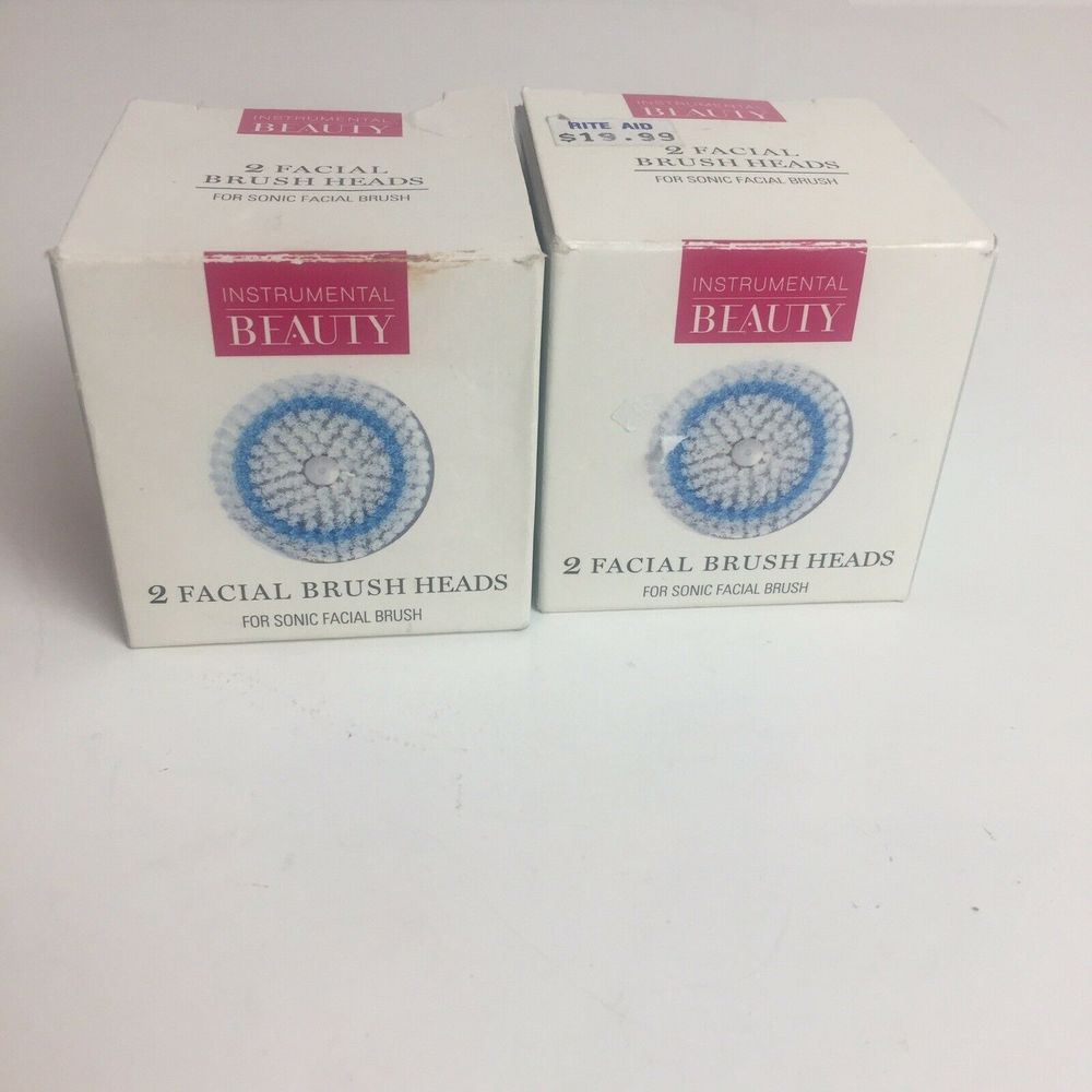 2 Pack (4) sonic Facial Brush Heads